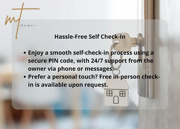 1-bedroom With Free Private Parking *